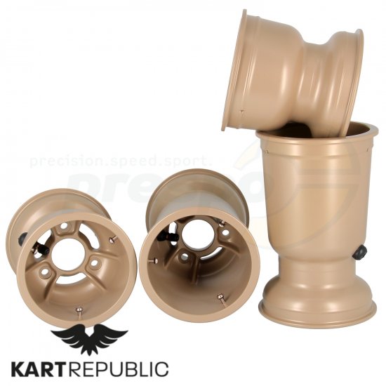 Bild 1 - set of wheel magnesium KR/DAP /FA-Kart  MG-BRONZE  132/212mm