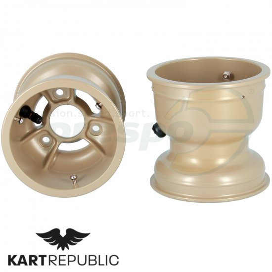Bild 1 - wheel magnesium front KR  132mm  model: MG-BRONZE   wheel base: 69mm
