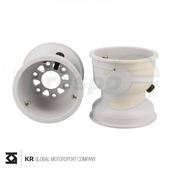 Bild 1 - wheel magnesium front KR  132mm  model: MG-WHITE L.P. wheel base: 69mm