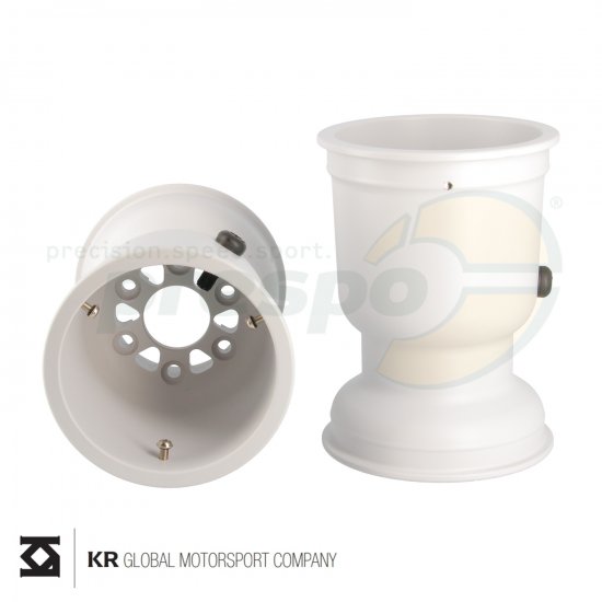 Bild 1 - wheel magnesium rear KR  180mm  model: MG-WHITE L.P. wheel base: 69mm
