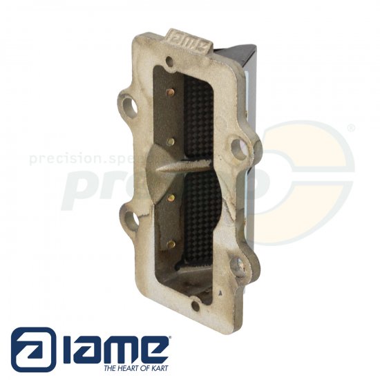 Bild 1 - No. 174A Reed Valve Cage included Carbon Reeds - IAME X30