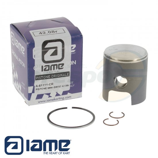 Bild 1 - No. 52A Piston 42.08 red - Cylinder IAME Gazelle