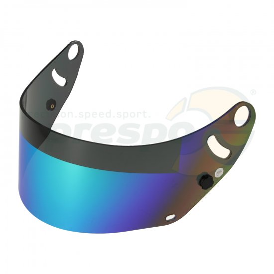 Bild 1 - visor for  helmet ARAI      type: serie-6    green mirror effect