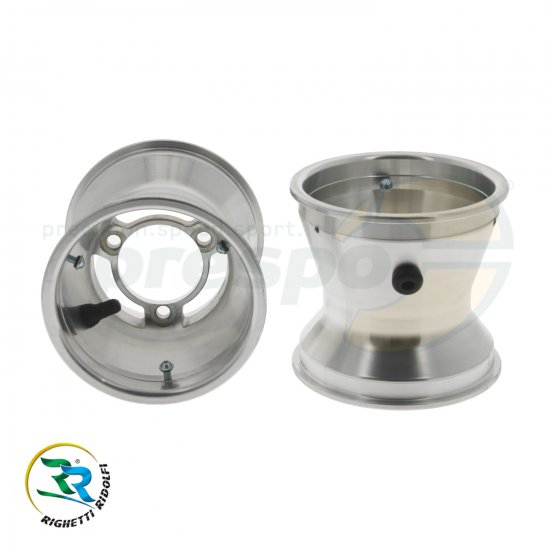 Bild 1 - wheel Aluminium front 3 spokes RR 125mm   wheel base: 68mm