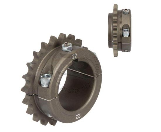 Bild 1 - sprocket aluminium-ergal RR-HQ   type 428   50 mm   teeth: 22