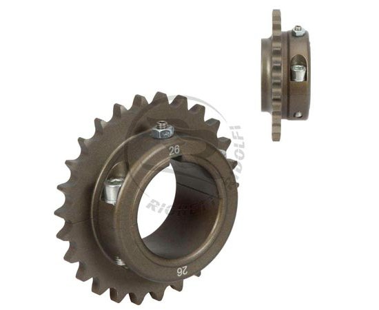 Bild 1 - sprocket aluminium-ergal RR-HQ   type 428   50 mm   teeth: 26