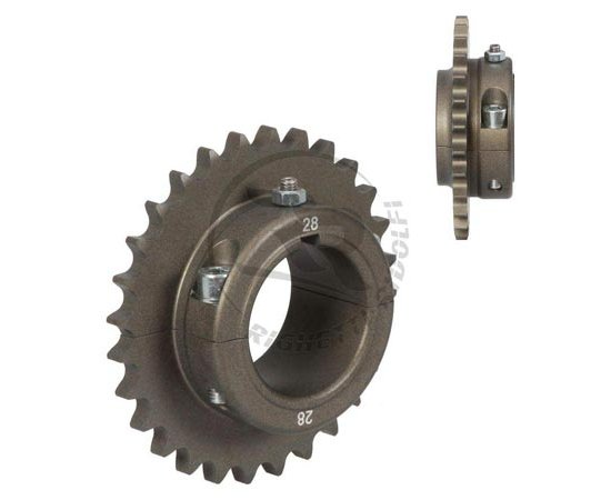 Bild 1 - sprocket aluminium-ergal RR-HQ   type 428   50 mm   teeth: 28