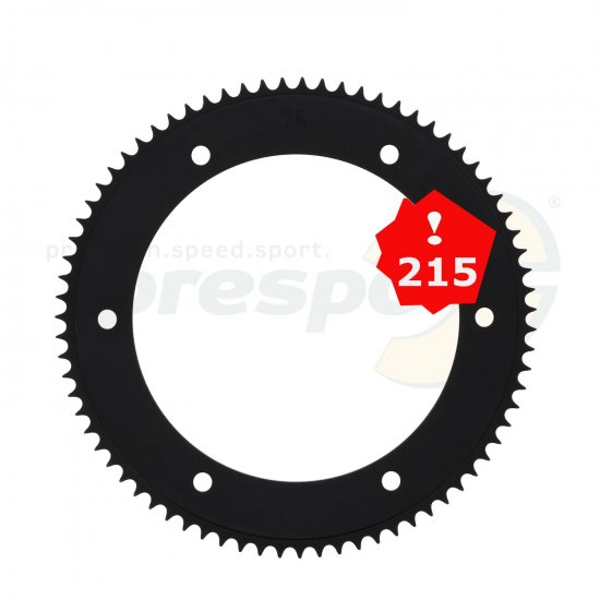 Bild 1 - sprocket aluminium  type 215  ''S-LIGHT''     teeth: 75