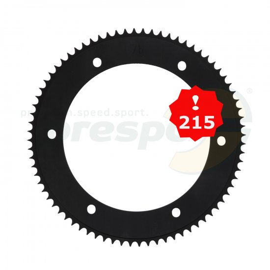 Bild 1 - sprocket aluminium  type 215  ''S-LIGHT''     teeth: 76