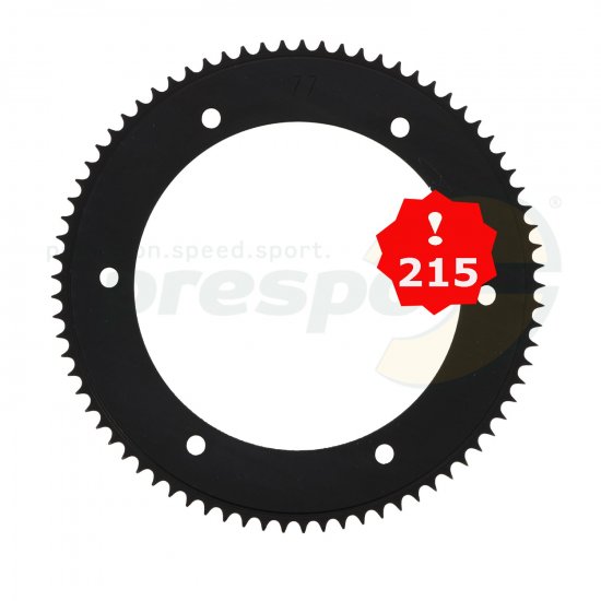 Bild 1 - sprocket aluminium  type 215  ''S-LIGHT''     teeth: 77