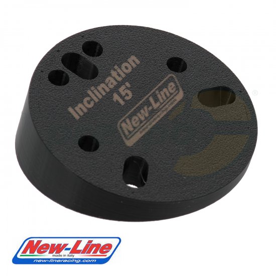 Bild 1 - plate for hub steering wheel NEW-LINE    angled 15  