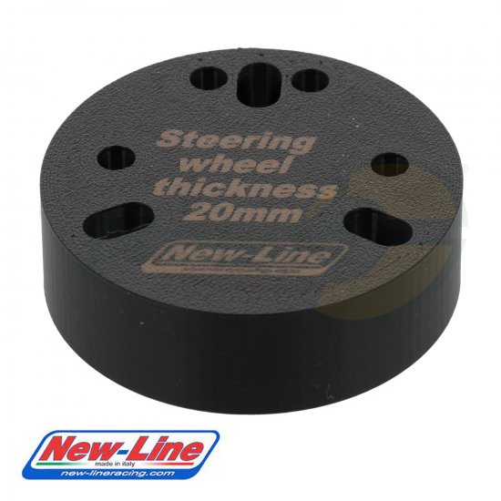 Bild 1 - plate for hub steering wheel NEW-LINE    thickness: 20mm