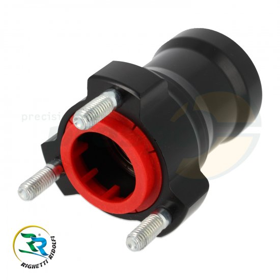 Bild 1 - front wheel hub aluminium 75mm   25mm  black anodized
