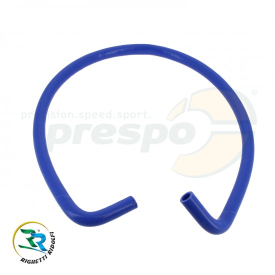 Bild 1 - radiator hose SILIKON with dual bend (2x90)  blue colour