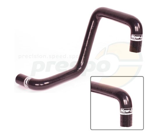 Bild 1 - radiator hose SILIKON NEW-LINE with  4 bend's  water pipe/engine black