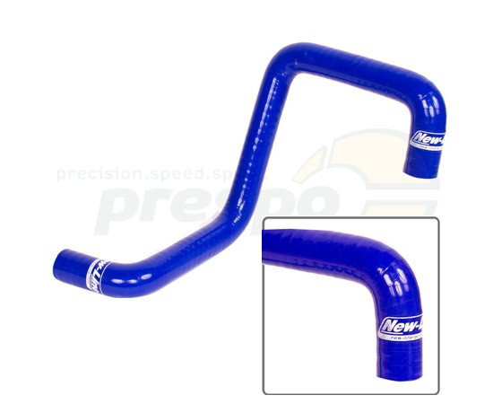Bild 1 - radiator hose SILIKON NEW-LINE with  4 bend's  water pipe/engine blue