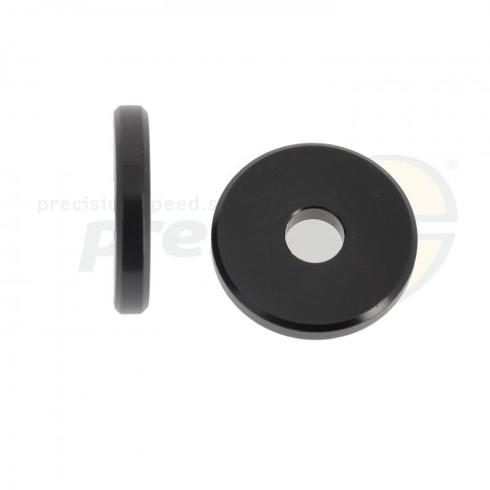 Bild 1 - aluminium washer : 30mm  thickness: 5mm   black anodized