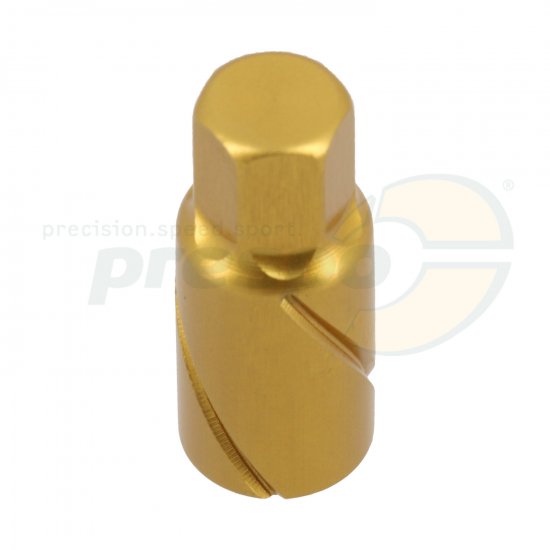 Bild 1 - nut for wheels aluminium HQ  gold anodized