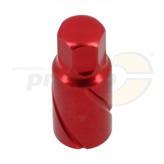 Bild 1 - nut for wheels aluminium HQ  red anodized