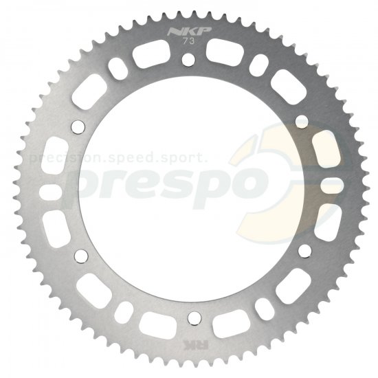 Bild 1 - sprocket aluminium HQ   type 219    teeth: 73      silver anodized