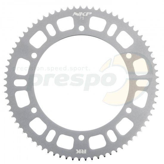 Bild 1 - sprocket aluminium HQ   type 219   teeth: 75       silver anodized
