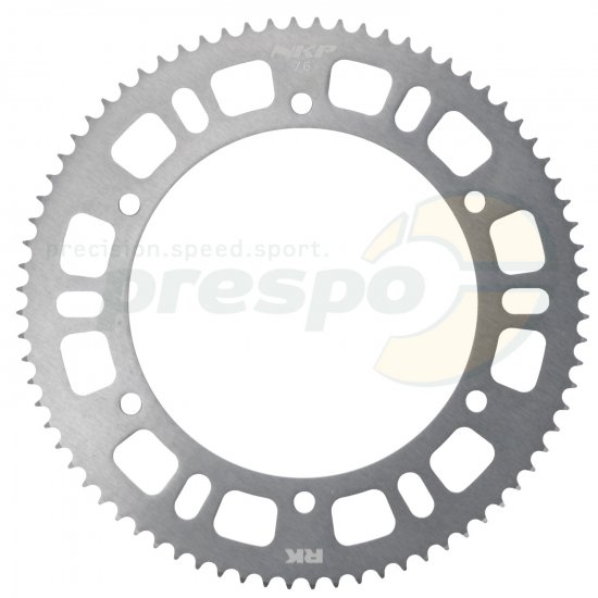 Bild 1 - sprocket aluminium HQ   type 219   teeth: 76       silver anodized