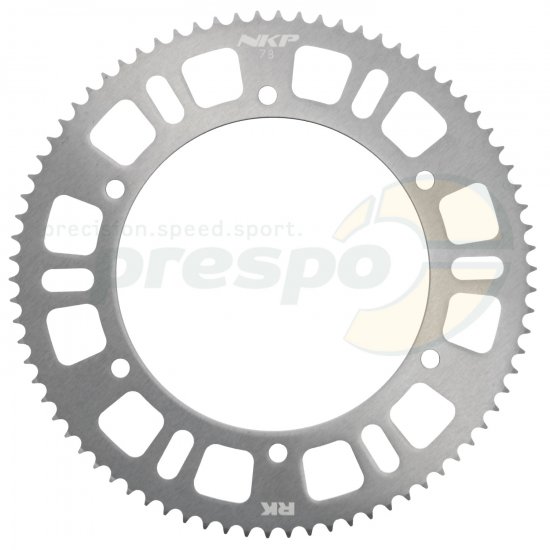 Bild 1 - sprocket aluminium HQ   type 219   teeth: 78      silver anodized