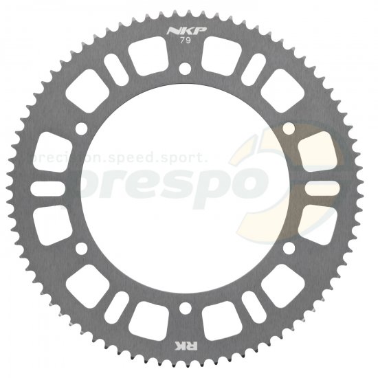 Bild 1 - sprocket aluminium HQ   type 219   teeth: 79      silver anodized