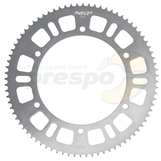 Bild 1 - sprocket aluminium HQ   type 219  teeth: 80       silver anodized