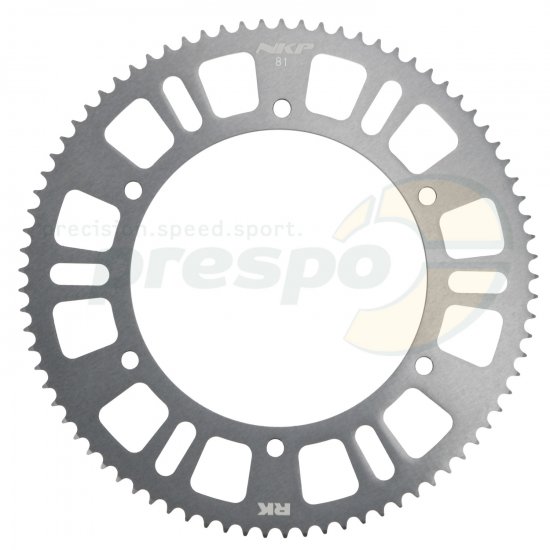 Bild 1 - sprocket aluminium HQ   type 219   teeth: 81      silver anodized