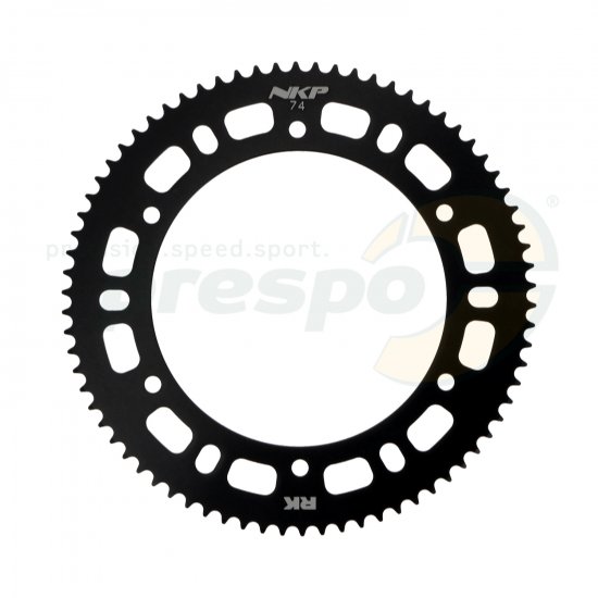 Bild 1 - sprocket aluminium HQ   type 219   teeth: 74       black anodized