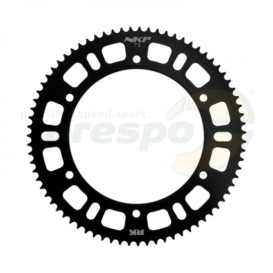 Bild 1 - sprocket aluminium HQ   type 219   teeth: 75       black anodized