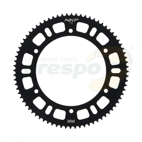 Bild 1 - sprocket aluminium HQ   type 219   teeth: 76       black anodized