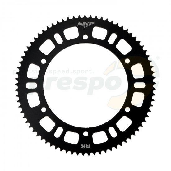 Bild 1 - sprocket aluminium HQ   type 219   teeth: 77       black anodized