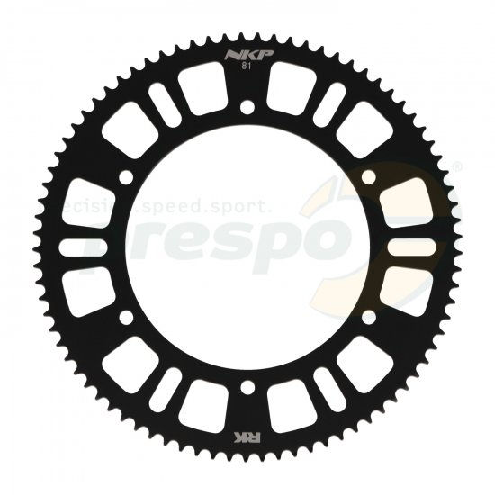 Bild 1 - sprocket aluminium HQ   type 219   teeth: 81      black anodized