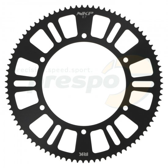 Bild 1 - sprocket aluminium HQ   type 219   teeth: 87       black anodized