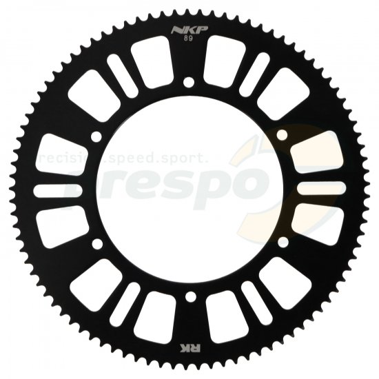 Bild 1 - sprocket aluminium HQ   type 219   teeth: 89       black anodized