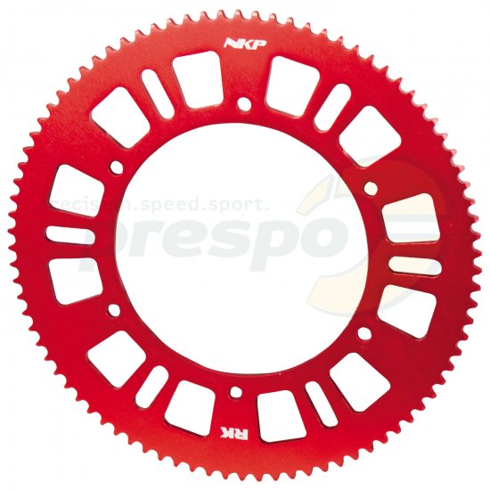 Bild 1 - sprocket aluminium HQ   type 219   teeth: 89       red anodized