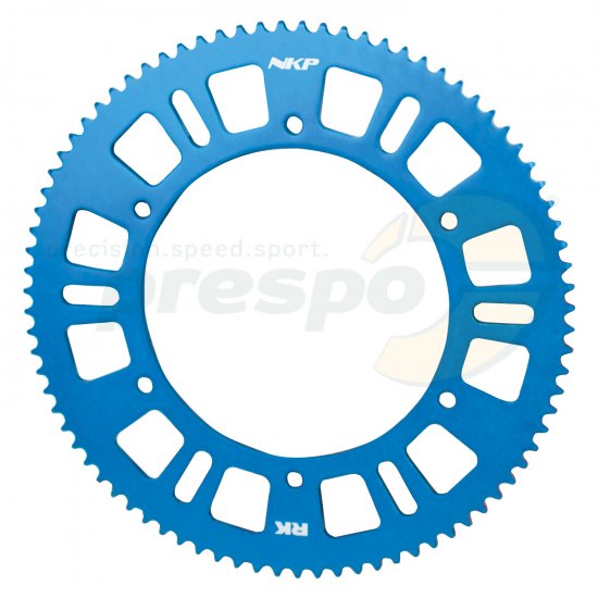 Bild 1 - sprocket aluminium HQ   type 219   teeth: 93      blue anodized