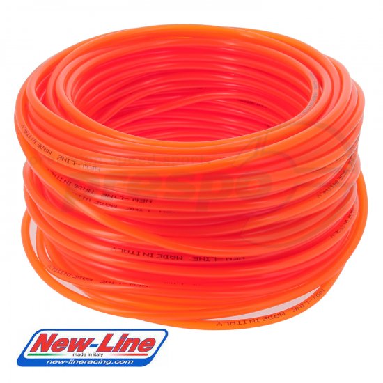 Bild 1 - petrol pipe 5 x 9 mm  NEW-LINE/EM TECHNOLOGY   colour: orange