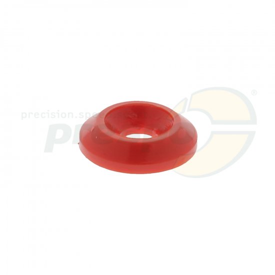 Bild 1 - countersunk washer for screws M5   17x5mm  colour: red