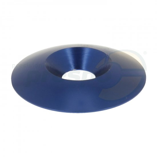 Bild 1 - aluminium countersunk washer for screws M8   30x8mm  colour: blue anodized