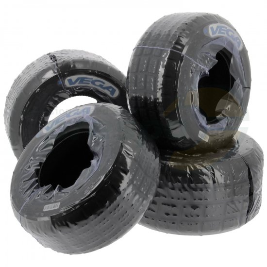 Bild 1 - set of tires  Vega    WM140  ''CIK-Mini''      Dimension: 10x4.00/11x5.00-5