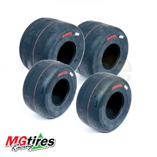 Bild 1 - set of tires  MG SH2   (red) dimension: 4.60/7.10-5