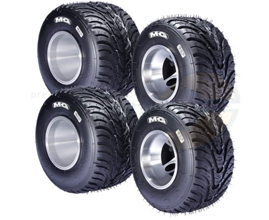 Bild 1 - set of tires  MG SW2  (white) dimension: 4.20/6.00-5