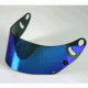 visor for  helmet ARAI      type: serie-6    blue mirror effect
