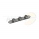 key with 3 pegs  wheel-base: 34mm  H. 3,0mm   -pegs 7,4mm