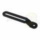 support bar for exhaust holder  black anodized
