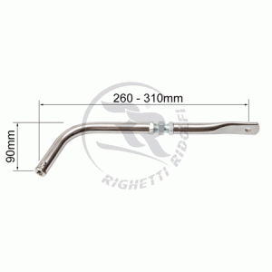 extra support for seat adjustable with bent 90mm