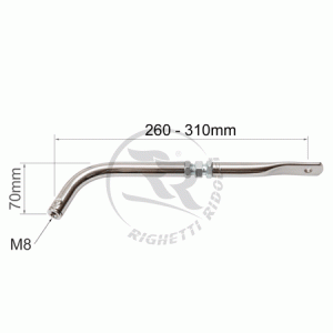 extra support for seat adjustable with bent 70mm